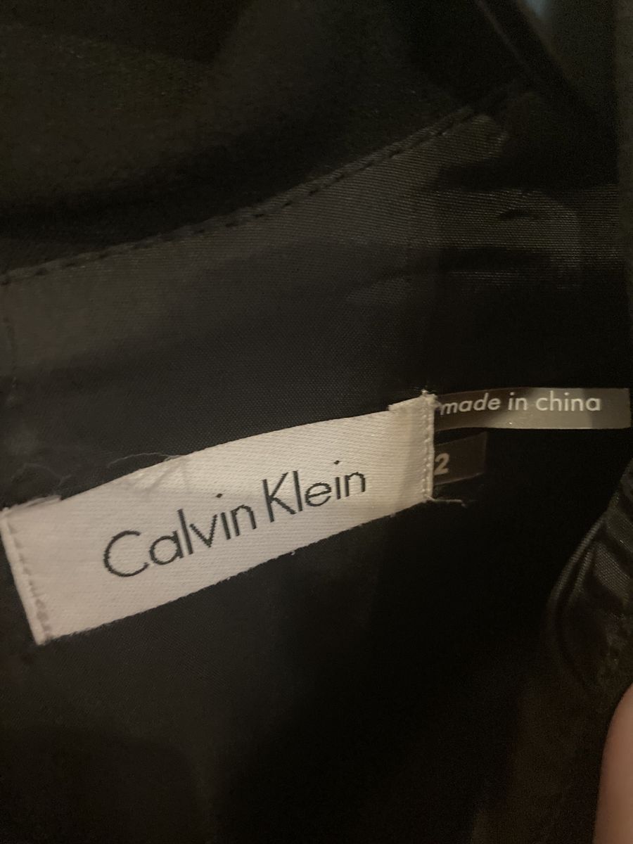 Calvin Klein Size 2 Nightclub Black Cocktail Dress on Queenly