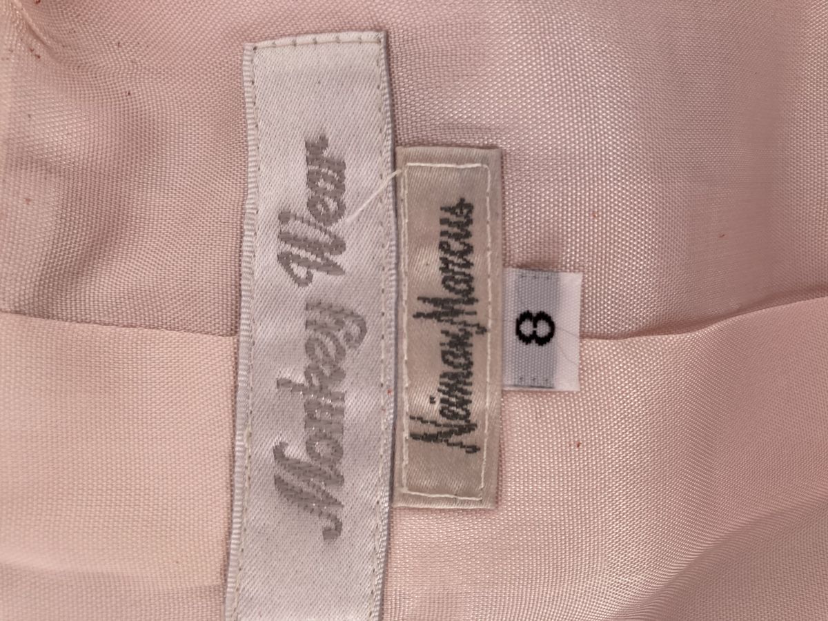 Neiman marcus Girls Size 8 Satin Light Pink Floor Length Maxi on Queenly