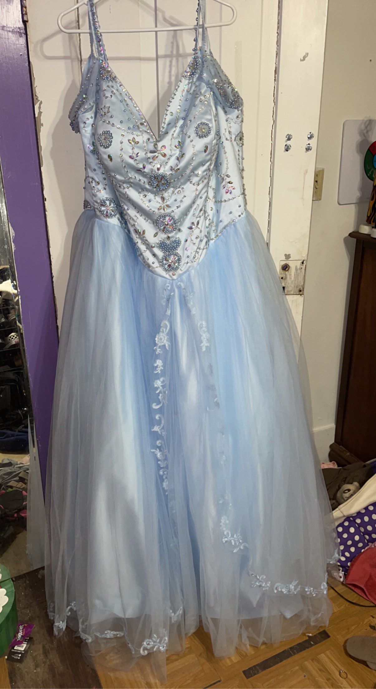 Blue Size 26 Ball gown on Queenly
