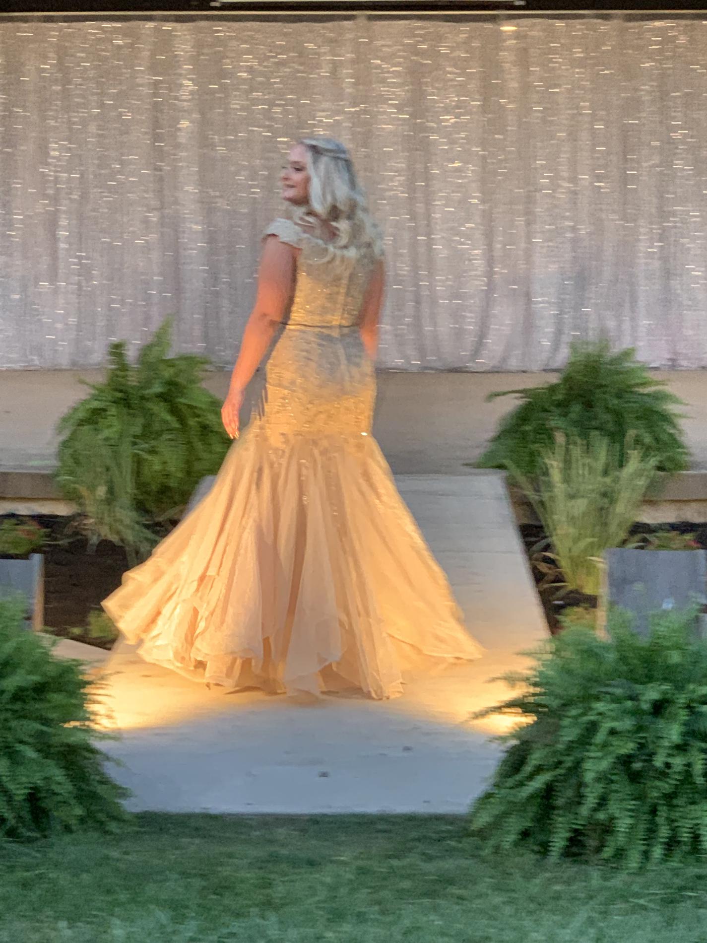 Sherri Hill Size 12 Prom Gold Mermaid Dress on Queenly