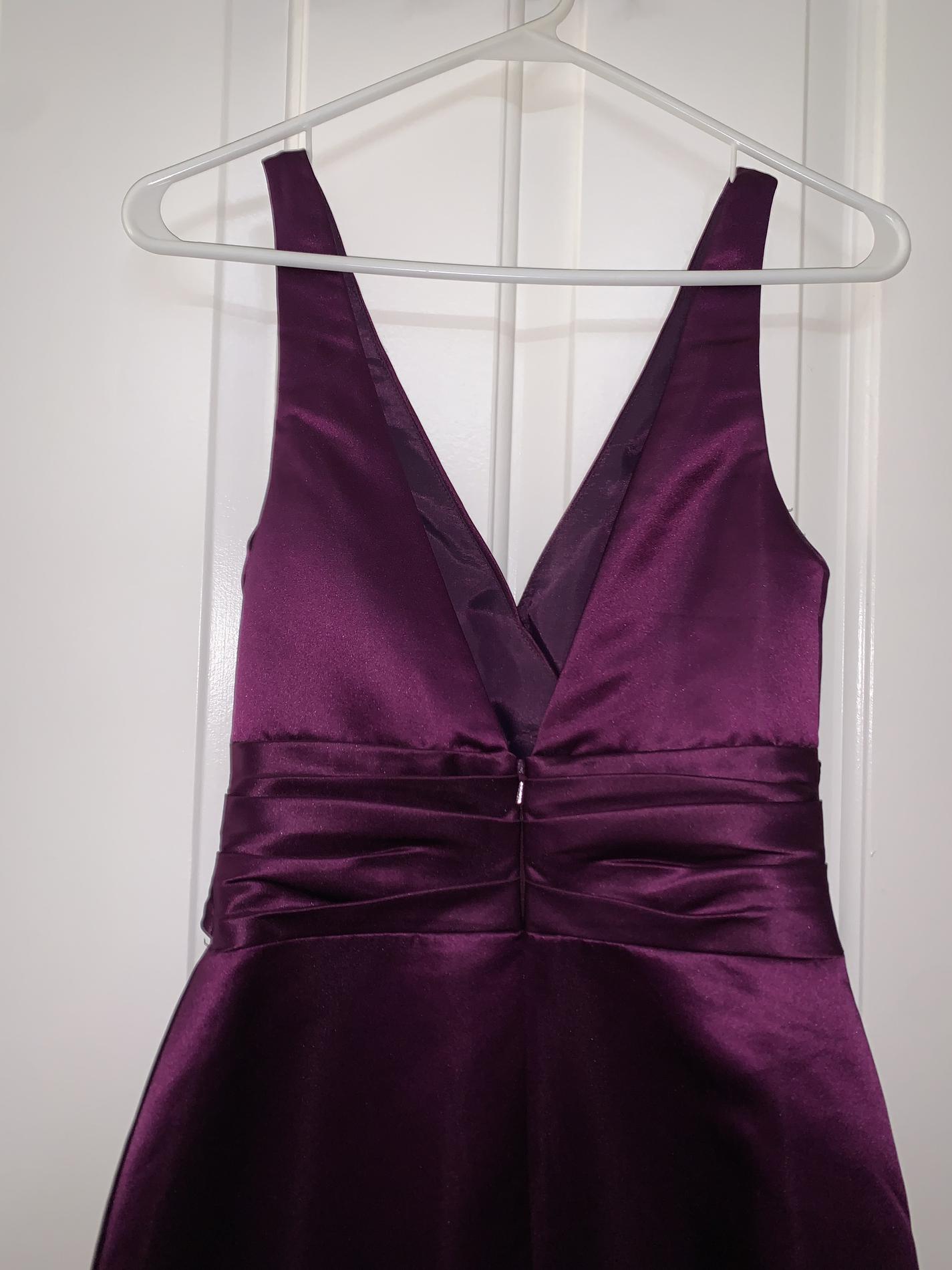 Belsoie Size 4 Prom Purple A-line Dress on Queenly