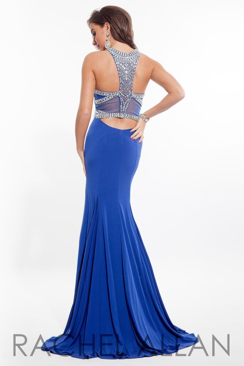 Style 7110RA Rachel Allan Size 2 Prom Royal Blue Mermaid Dress on Queenly