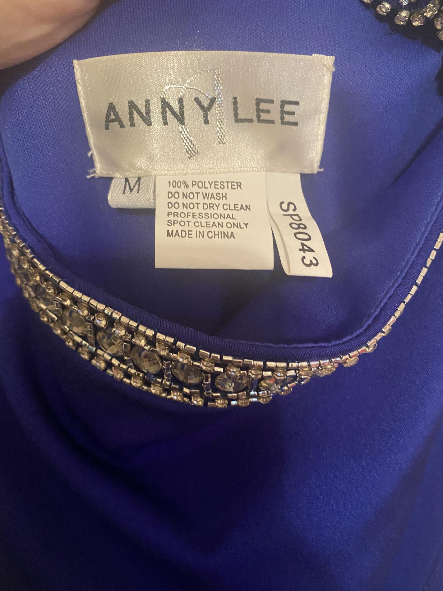 Anny Lee Size 4 Cap Sleeve Royal Blue Floor Length Maxi on Queenly
