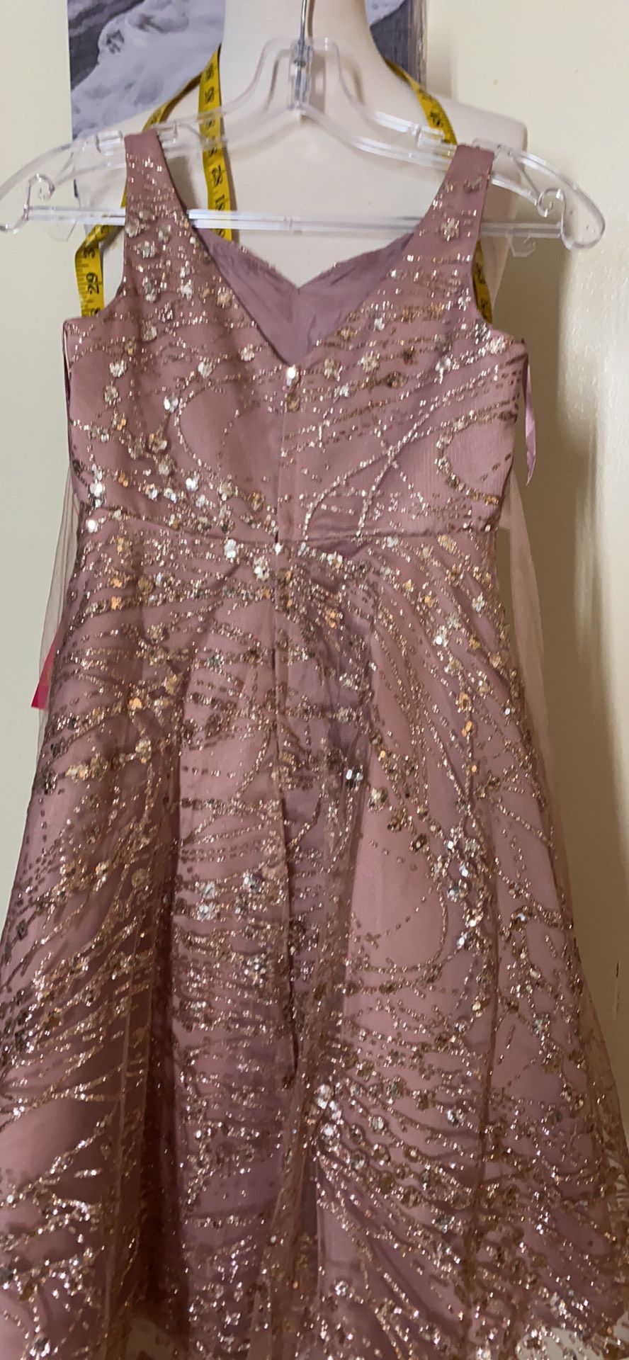 Size 8 Pink A-line Dress on Queenly