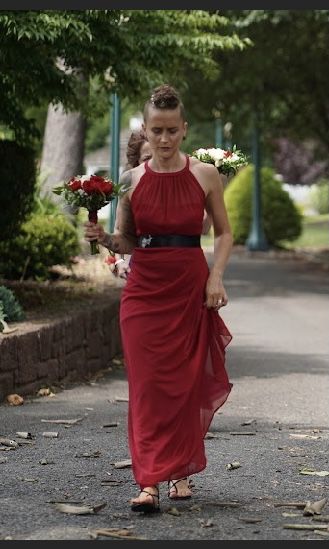 Size 2 Prom Halter Red A-line Dress on Queenly