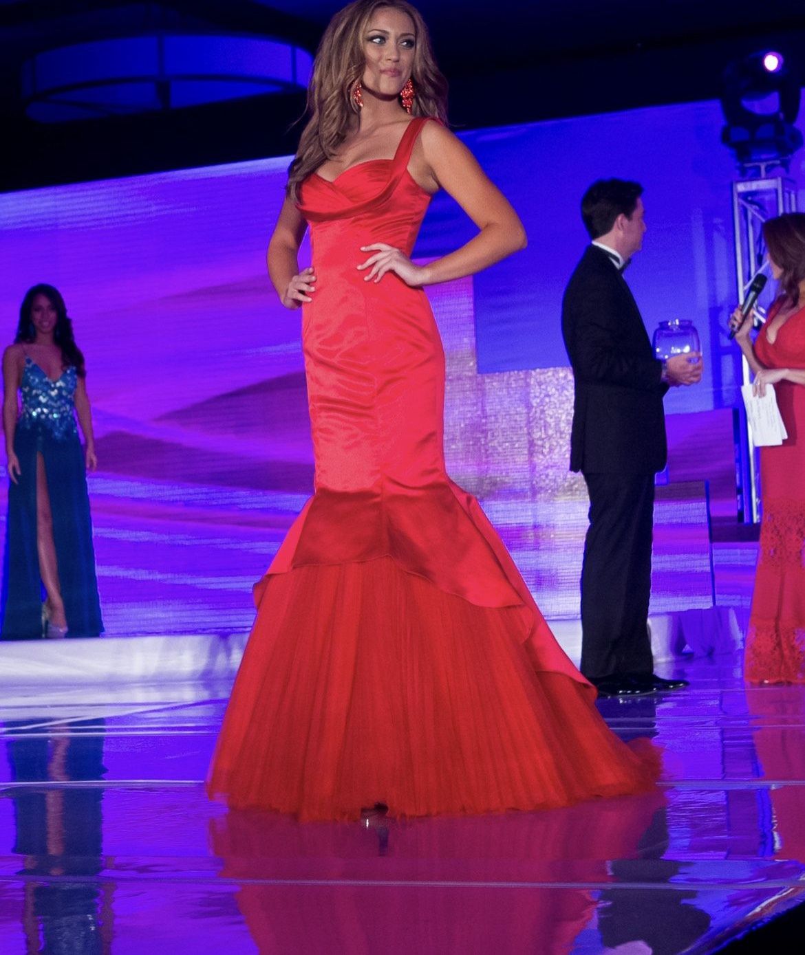 Sherri Hill Size 2 Prom Satin Red Mermaid Dress on Queenly