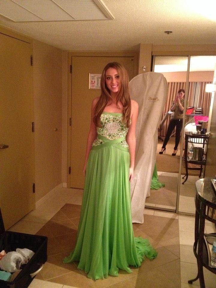 Sherri Hill Size 2 Prom Strapless Sequined Lime Green A-line Dress on Queenly