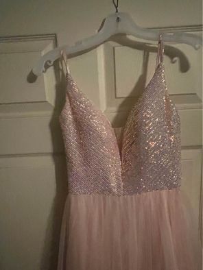La Femme Size 2 Light Pink A-line Dress on Queenly