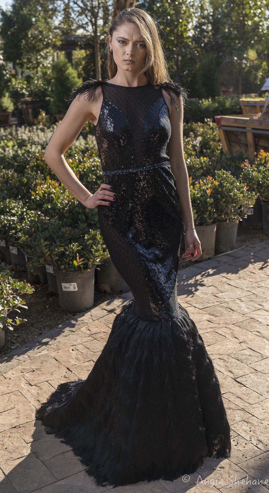 Larissa Couture LV Side Slit Prom Dress
