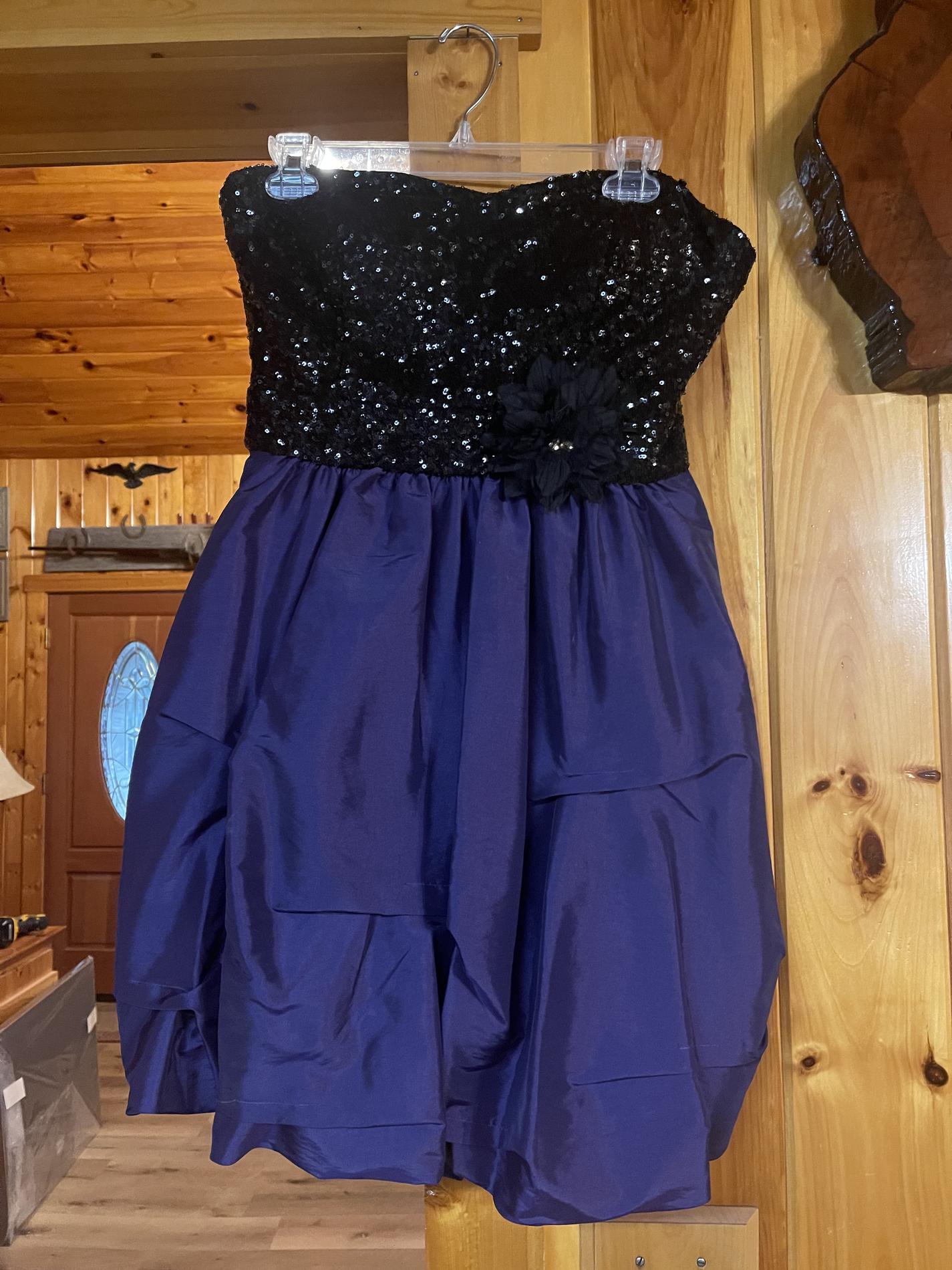 B. Darlin Size 14 Purple Cocktail Dress on Queenly