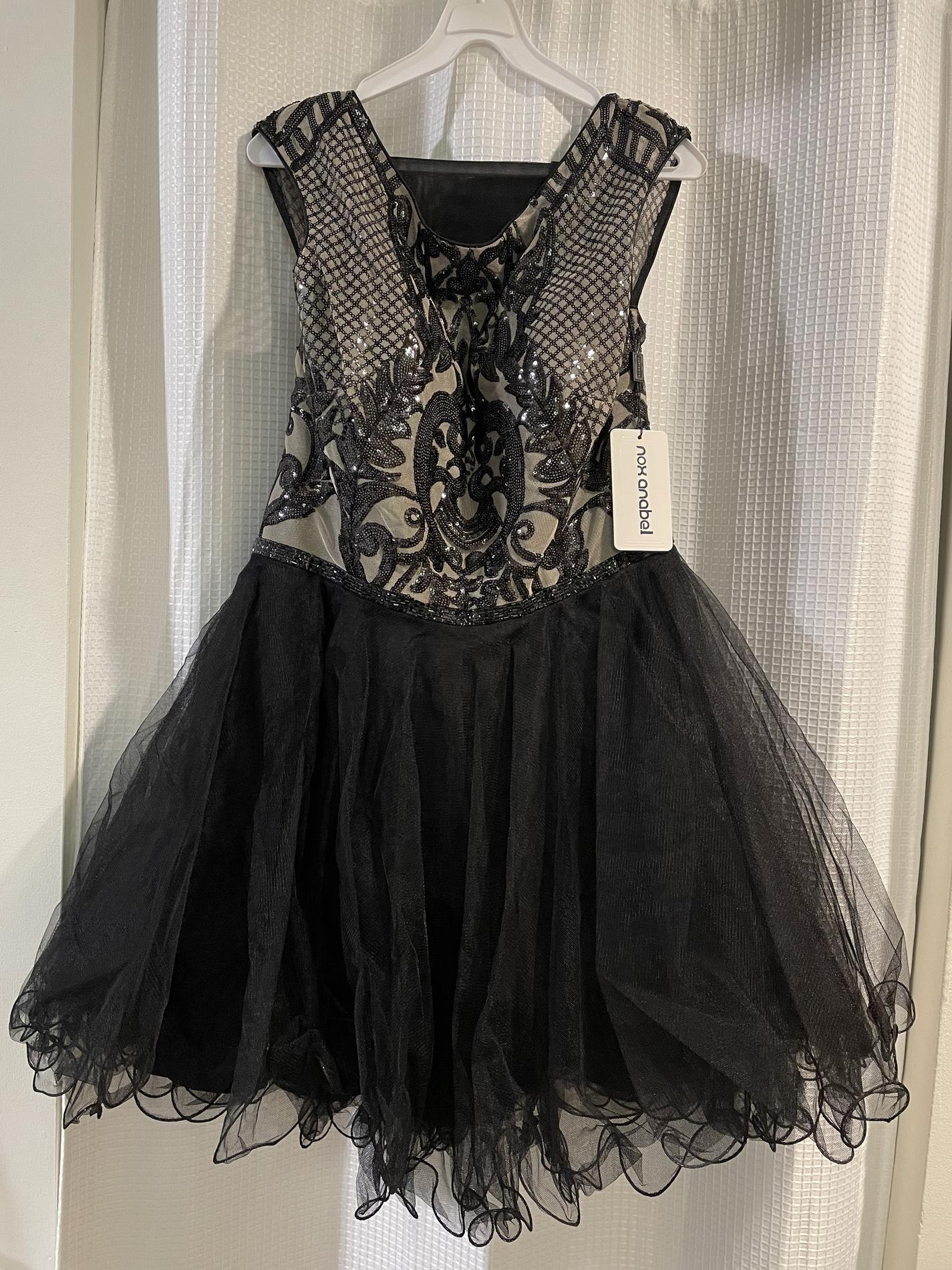 Nox Anabel Size 14 Homecoming Black Cocktail Dress on Queenly