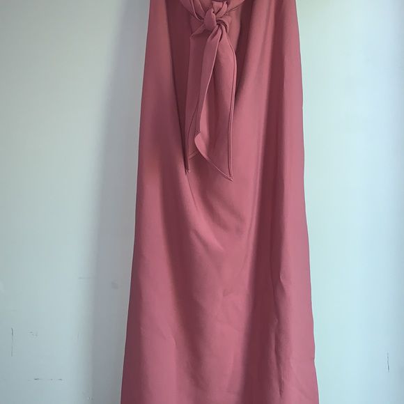 Likely Size 14 Halter Pink Side Slit Dress on Queenly