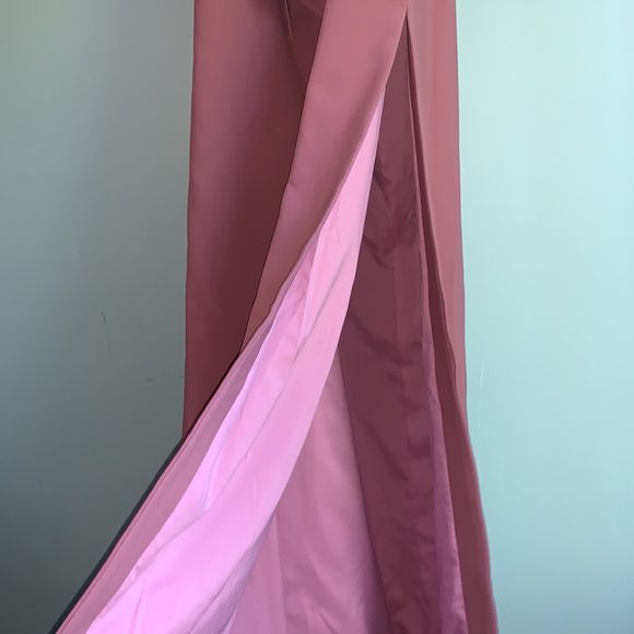 Likely Size 14 Halter Pink Side Slit Dress on Queenly