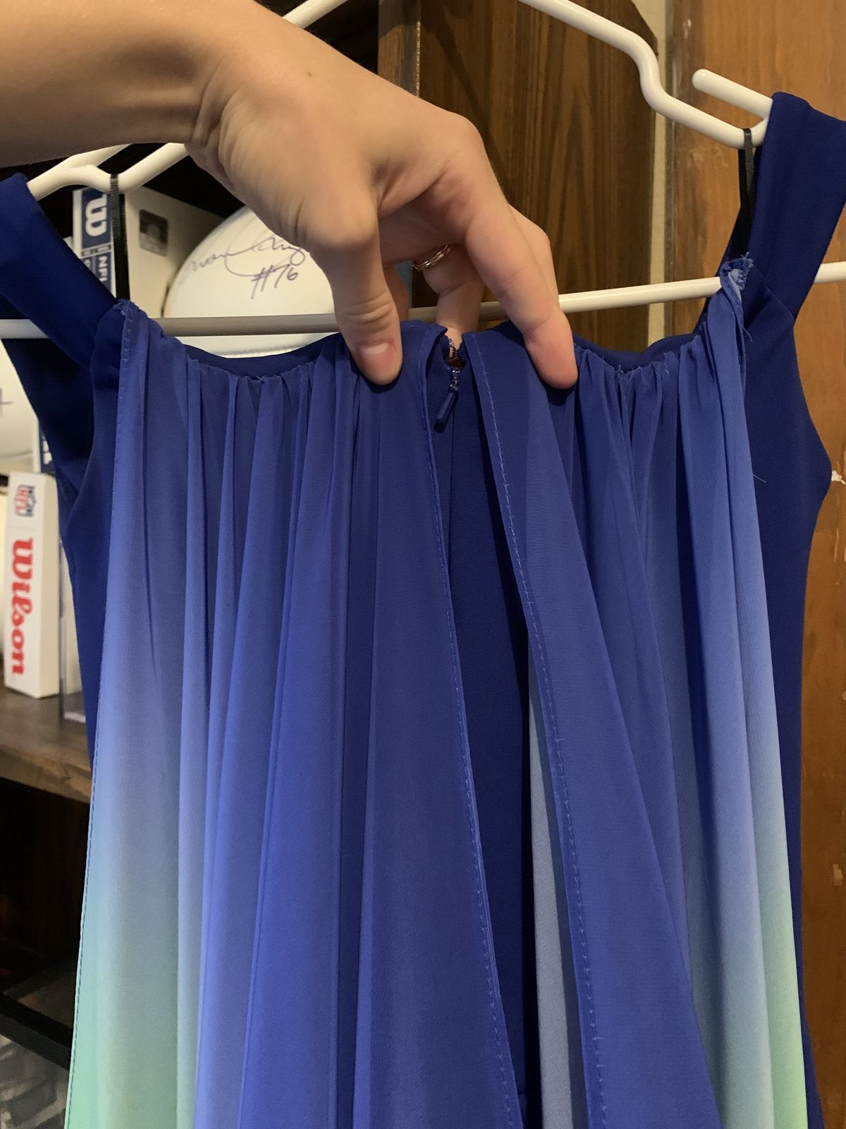 Fernando Wong Size 2 Blue Mermaid Dress on Queenly
