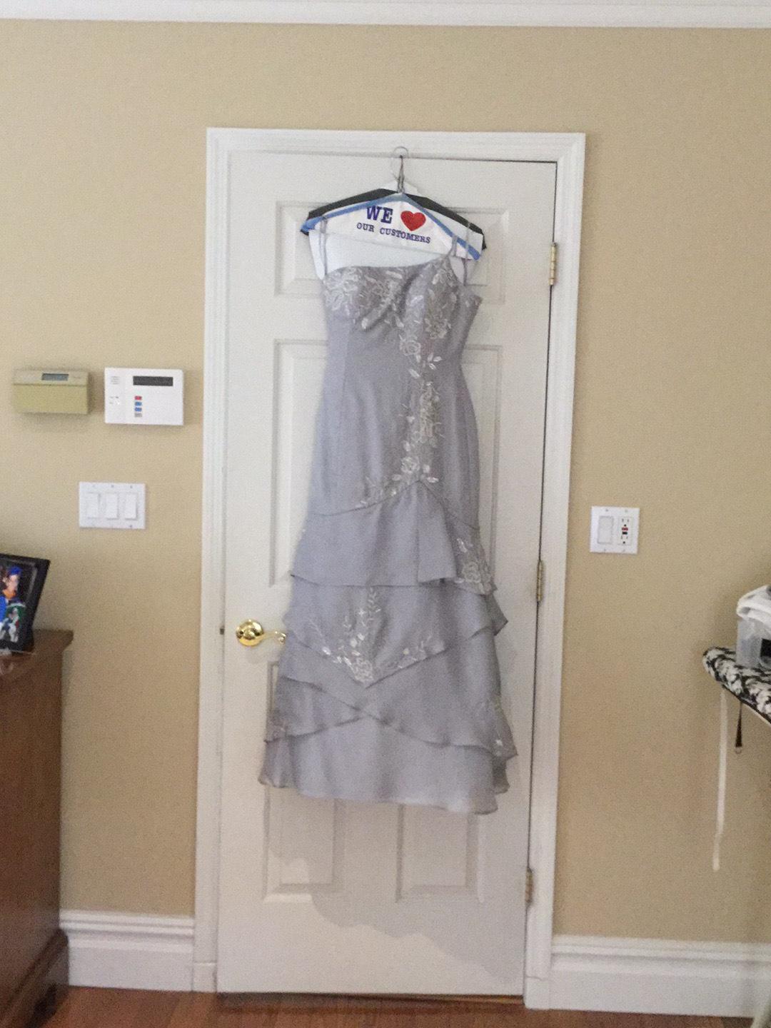 Foy Chov Size 4 Silver Mermaid Dress on Queenly