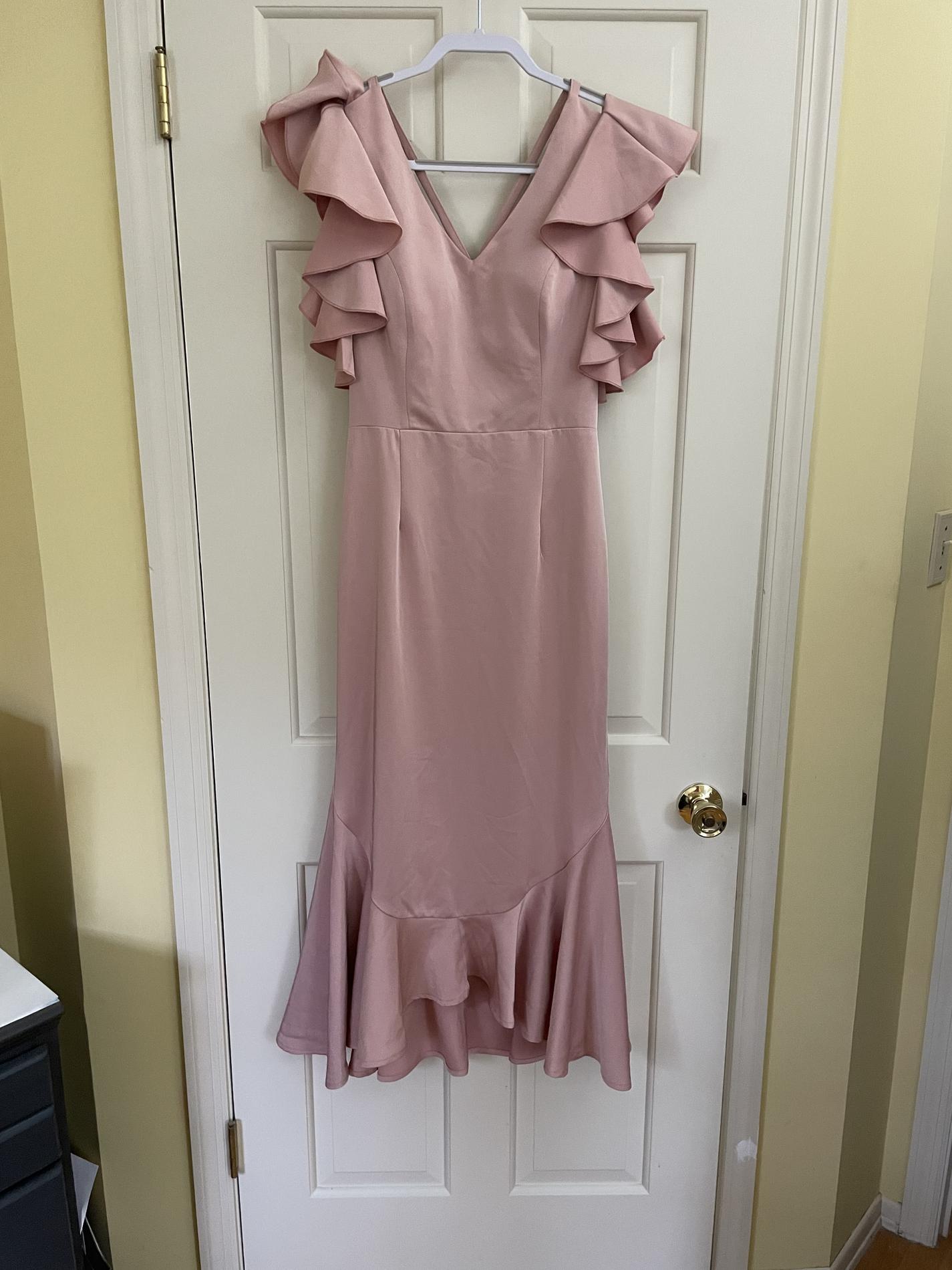 Size 4 Homecoming Light Pink Cocktail Dress on Queenly