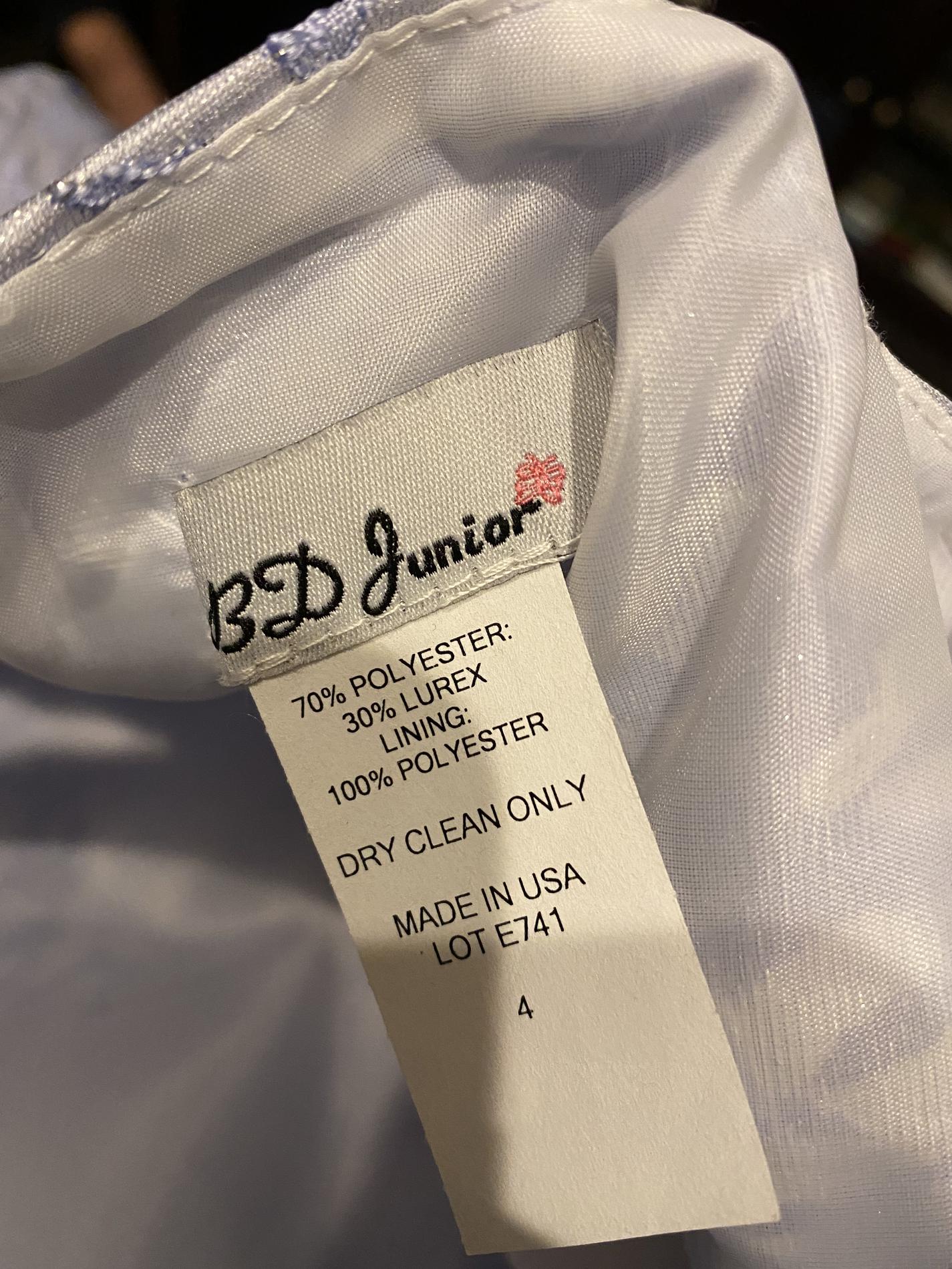 BD Junior Size 4 Light Blue A-line Dress on Queenly