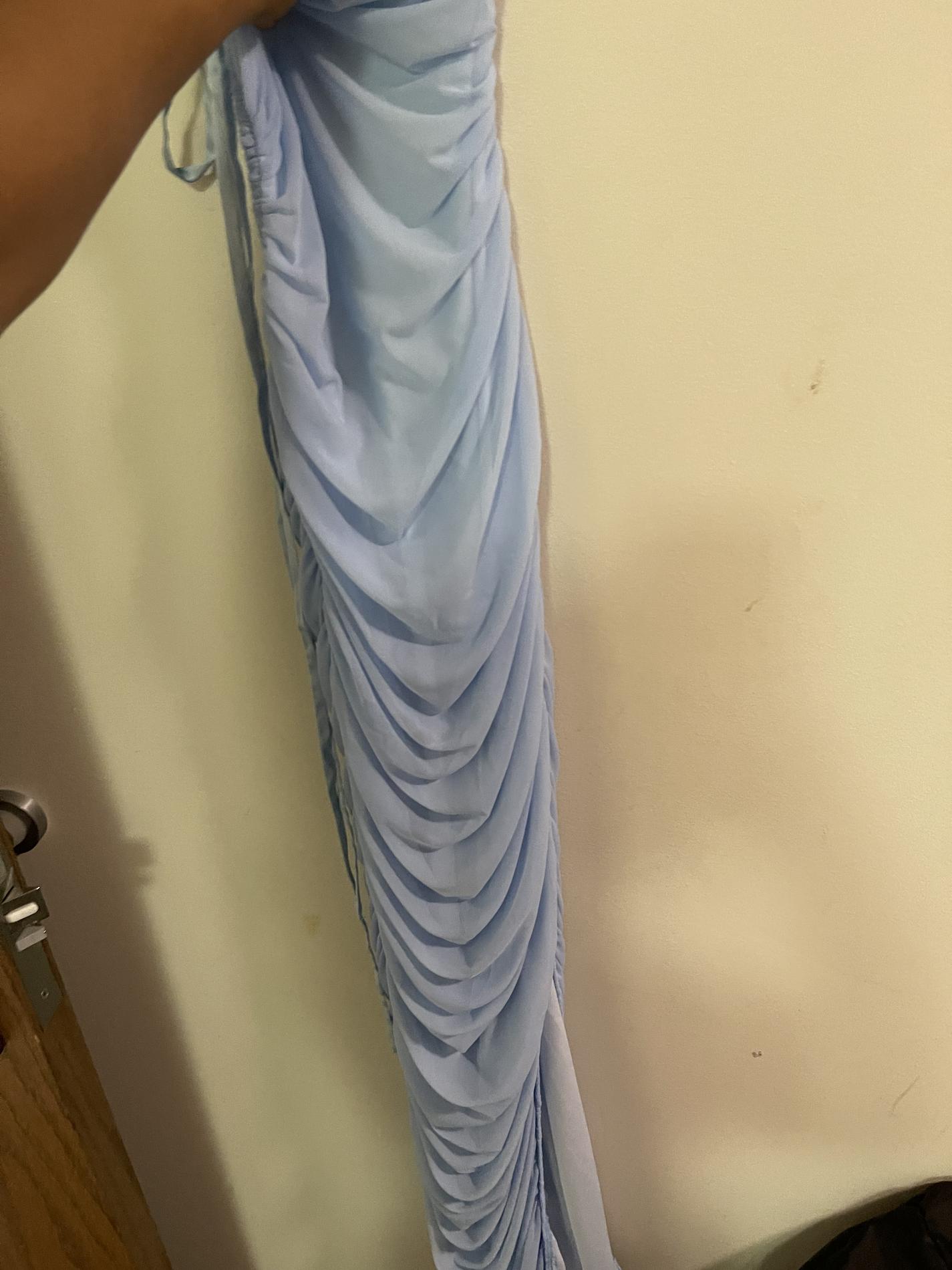 Size 2 Homecoming Light Blue Floor Length Maxi on Queenly
