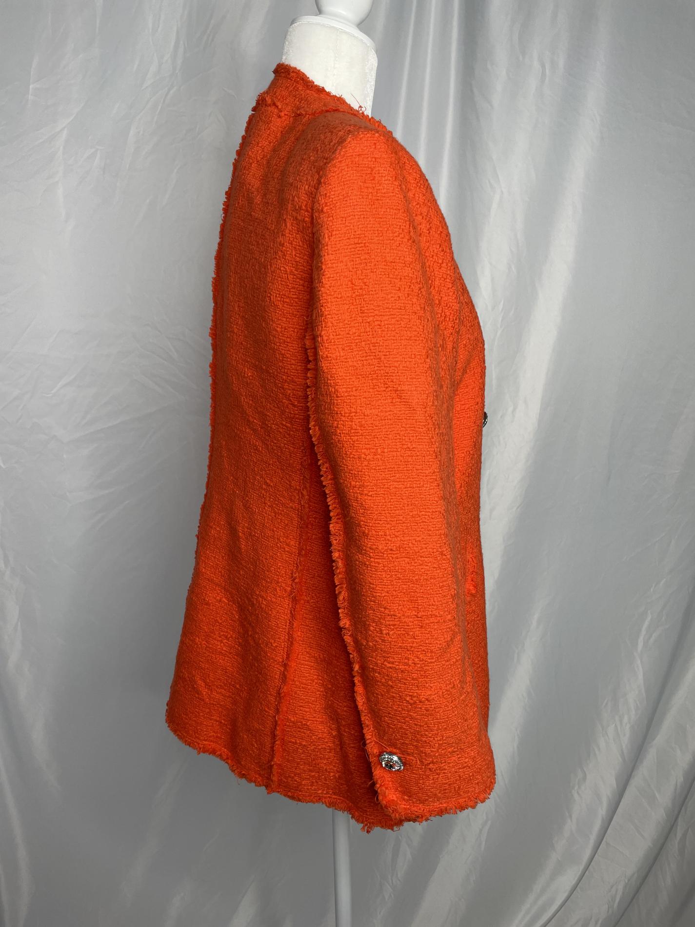 Zara Orange Size 8 Blazer Jumpsuit Dress on Queenly