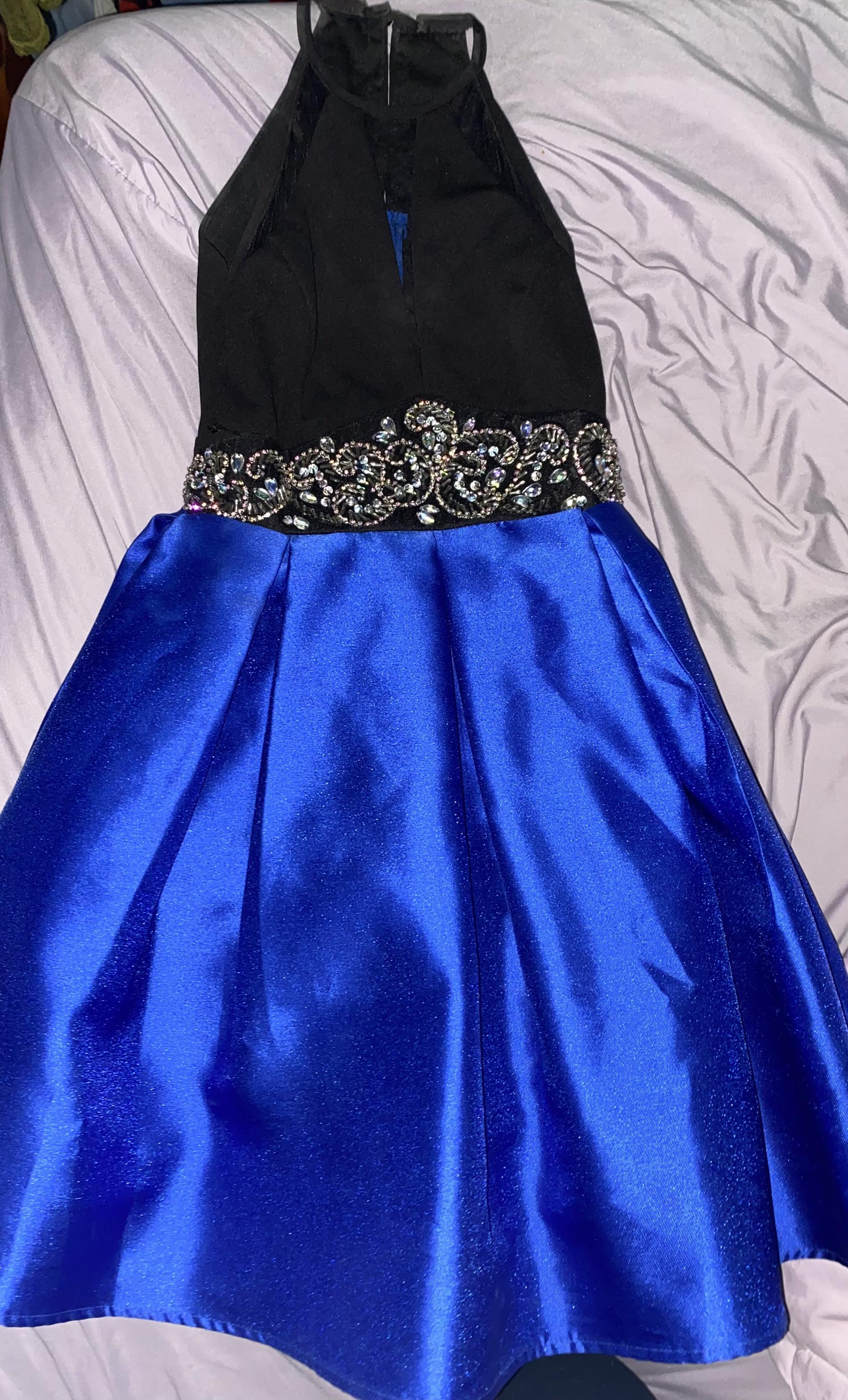 Size 00 Blue Cocktail Dress on Queenly