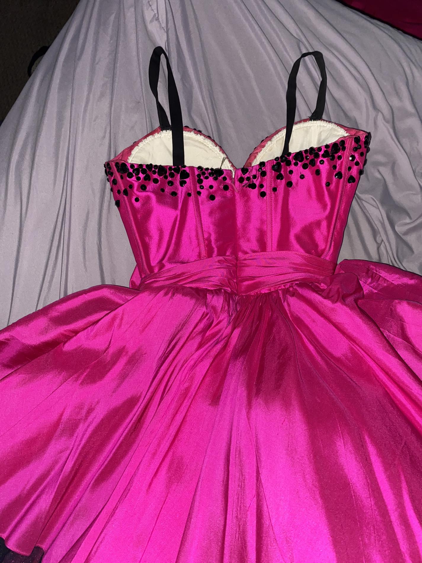 Sherri Hill Size 00 Homecoming Hot Pink Cocktail Dress on Queenly
