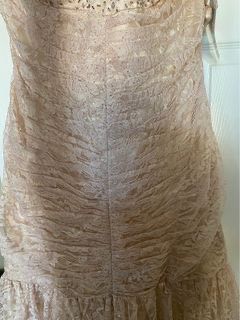 David's Bridal Size 14 Nude Ball Gown on Queenly