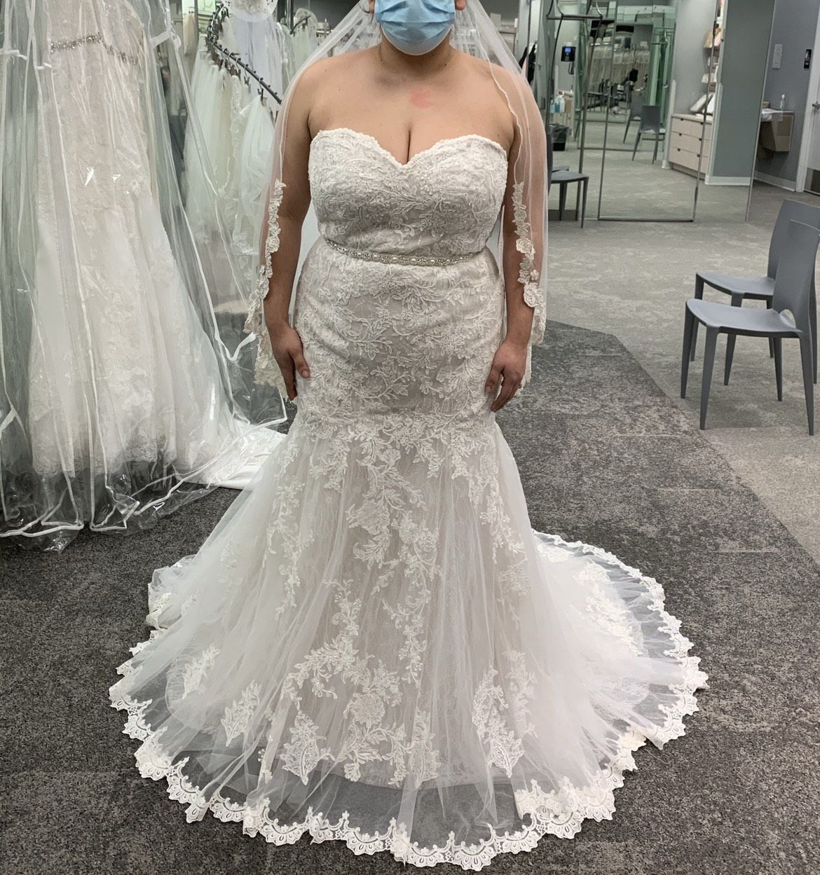 size 14 wedding dress
