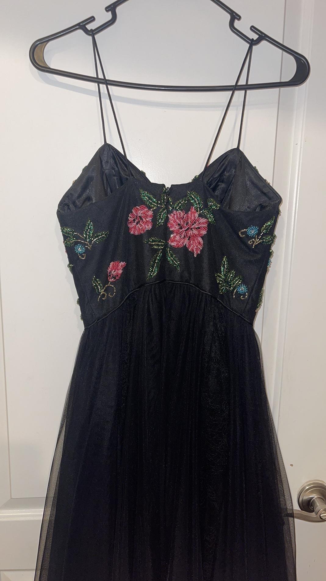 Sherri Hill Size 8 Prom Lace Black A-line Dress on Queenly