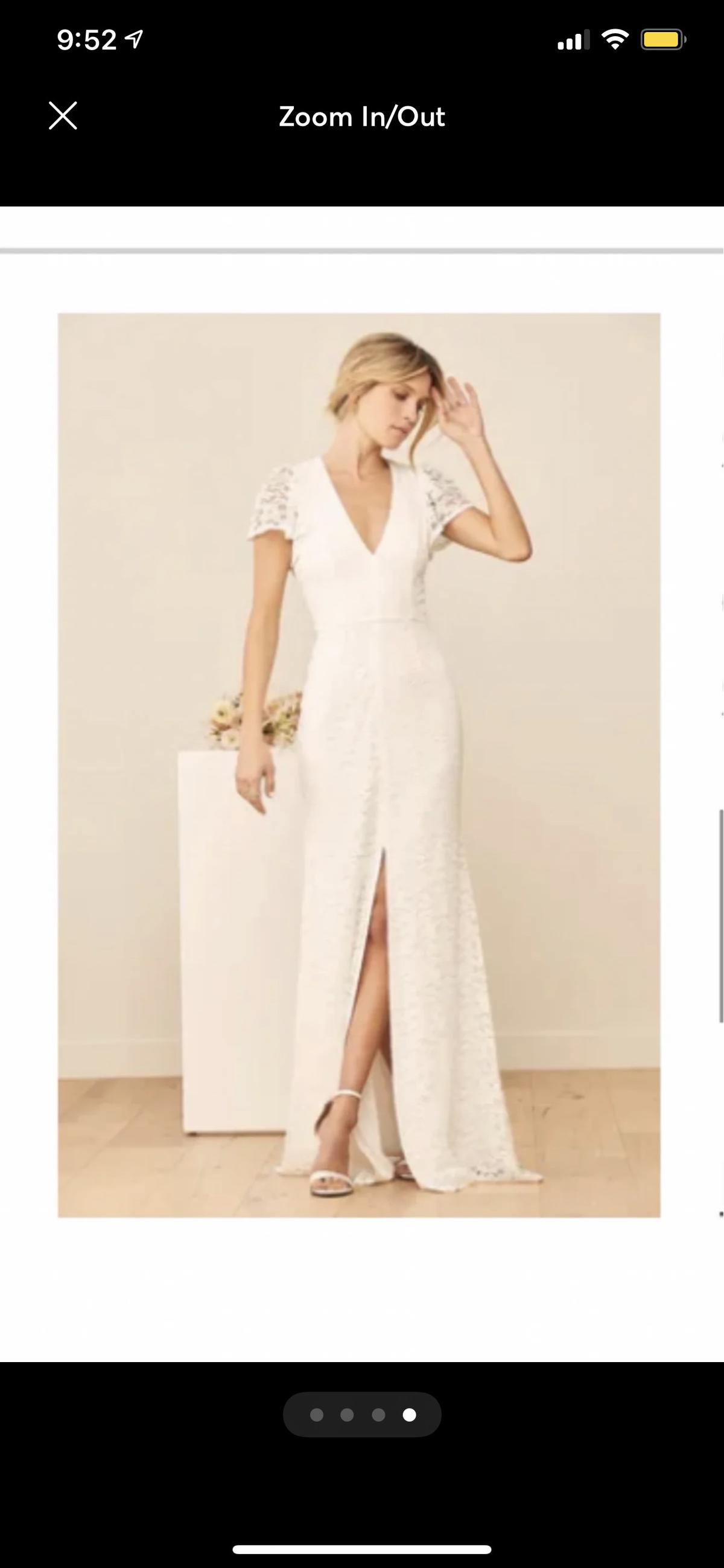 Lulus White Size 14 Straight Dress on ...