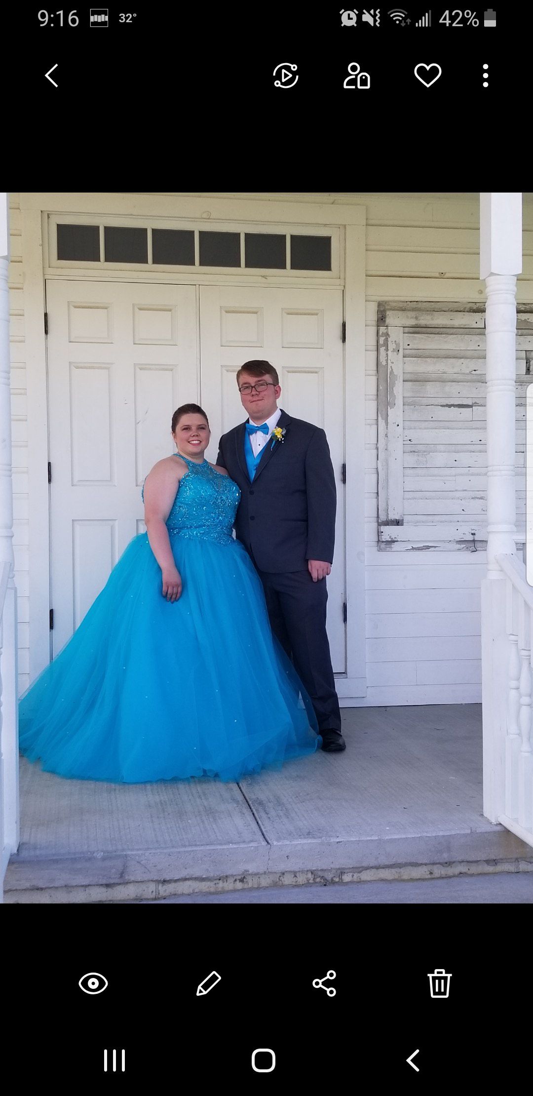 Mori Lee by Madeleine Gardner Plus Size 22 Turquoise Blue Ball Gown on Queenly