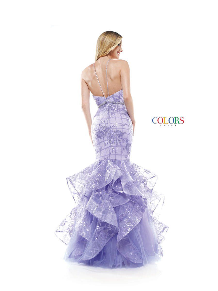 Style 2239 Colors Size 14 Prom Purple Mermaid Dress on Queenly