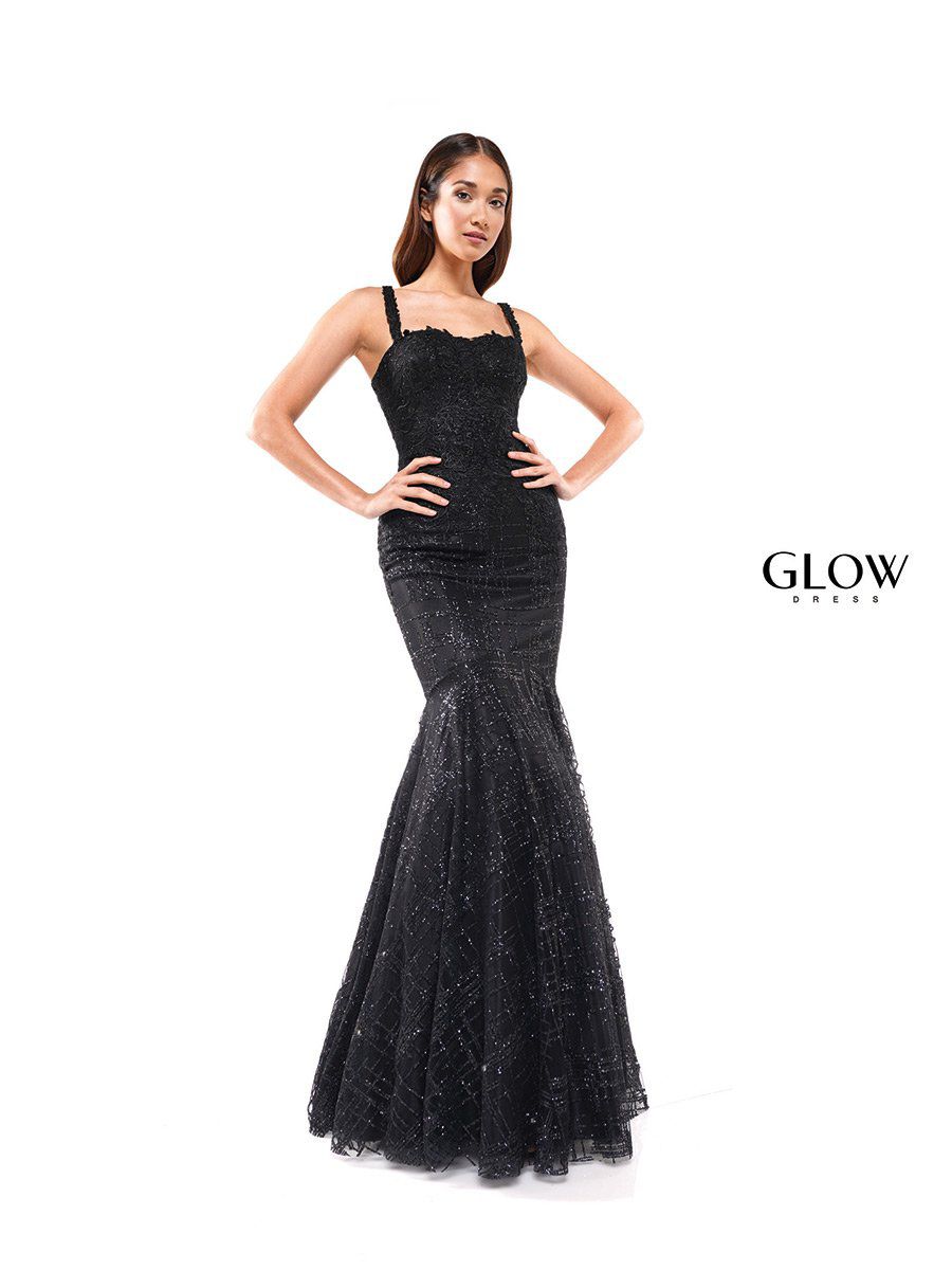 Style G934 Colors Plus Size 18 Prom Lace Black Mermaid Dress on Queenly
