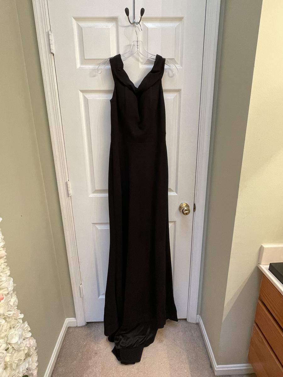 Sherri Hill Size 8 Prom Off The Shoulder Black Mermaid Dress on Queenly