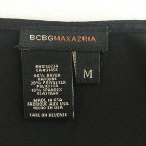 BCBG Maxazria Size 8 Plunge Black Floor Length Maxi on Queenly