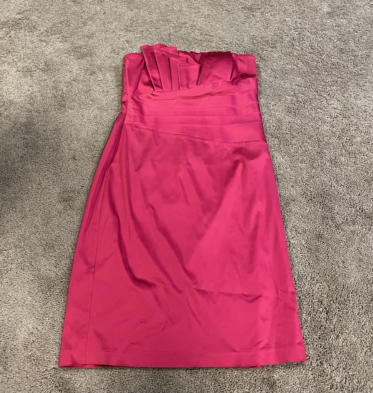 Roulette Red Size 10 Holiday Tall Height Strapless Cocktail Dress on Queenly