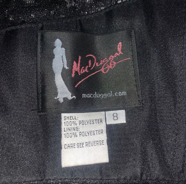 Mac Duggal Size 8 Black Ball Gown on Queenly