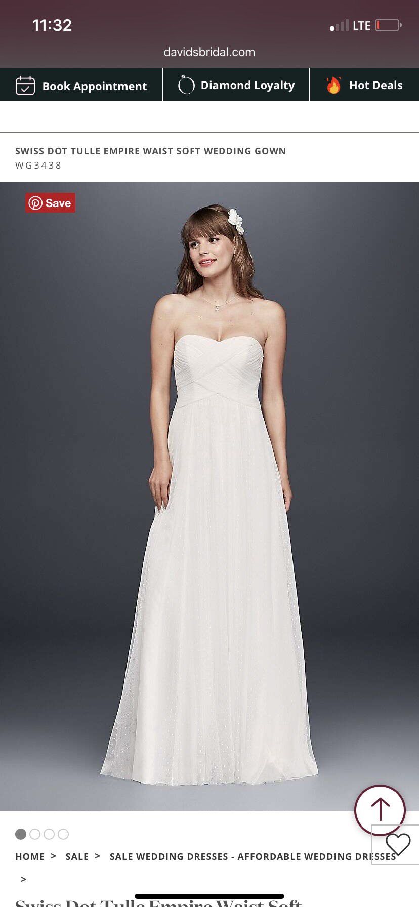 Size 2 Wedding Strapless White Floor Length Maxi on Queenly