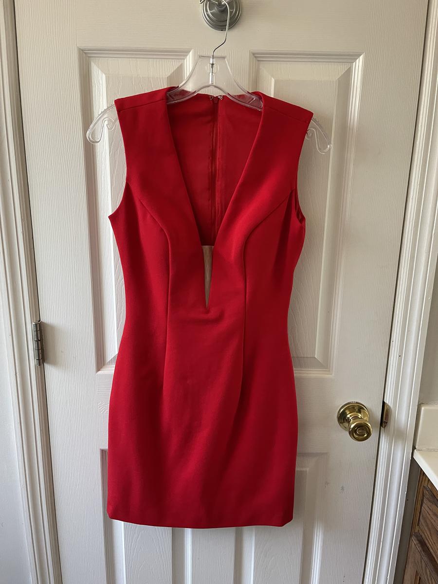 Sherri Hill Size 4 Pageant Red Cocktail Dress on Queenly