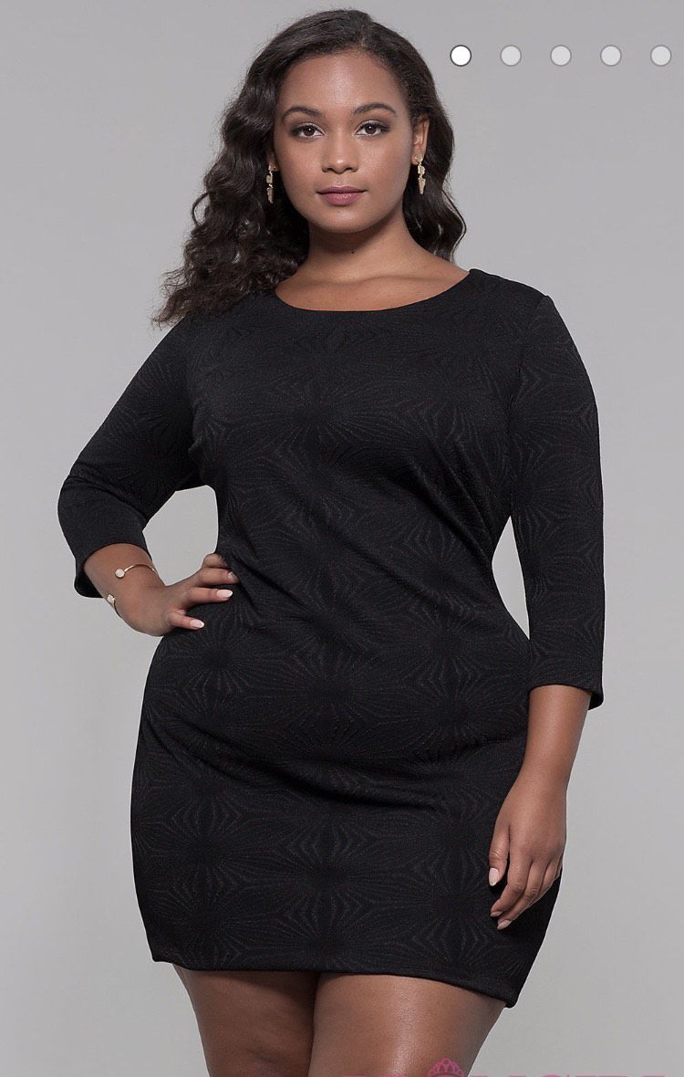 Plus Size 22 Black Cocktail Dress on Queenly