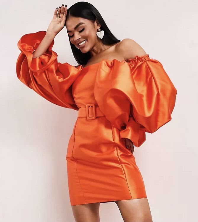 Size 2 Orange Cocktail Dress on Queenly