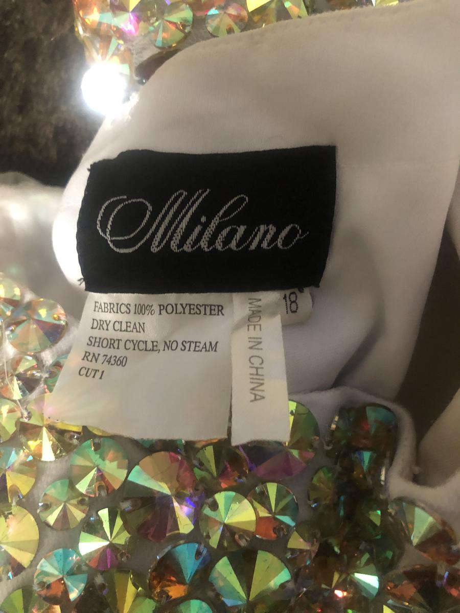 Milano Formals Plus Size 18 Multicolor Mermaid Dress on Queenly