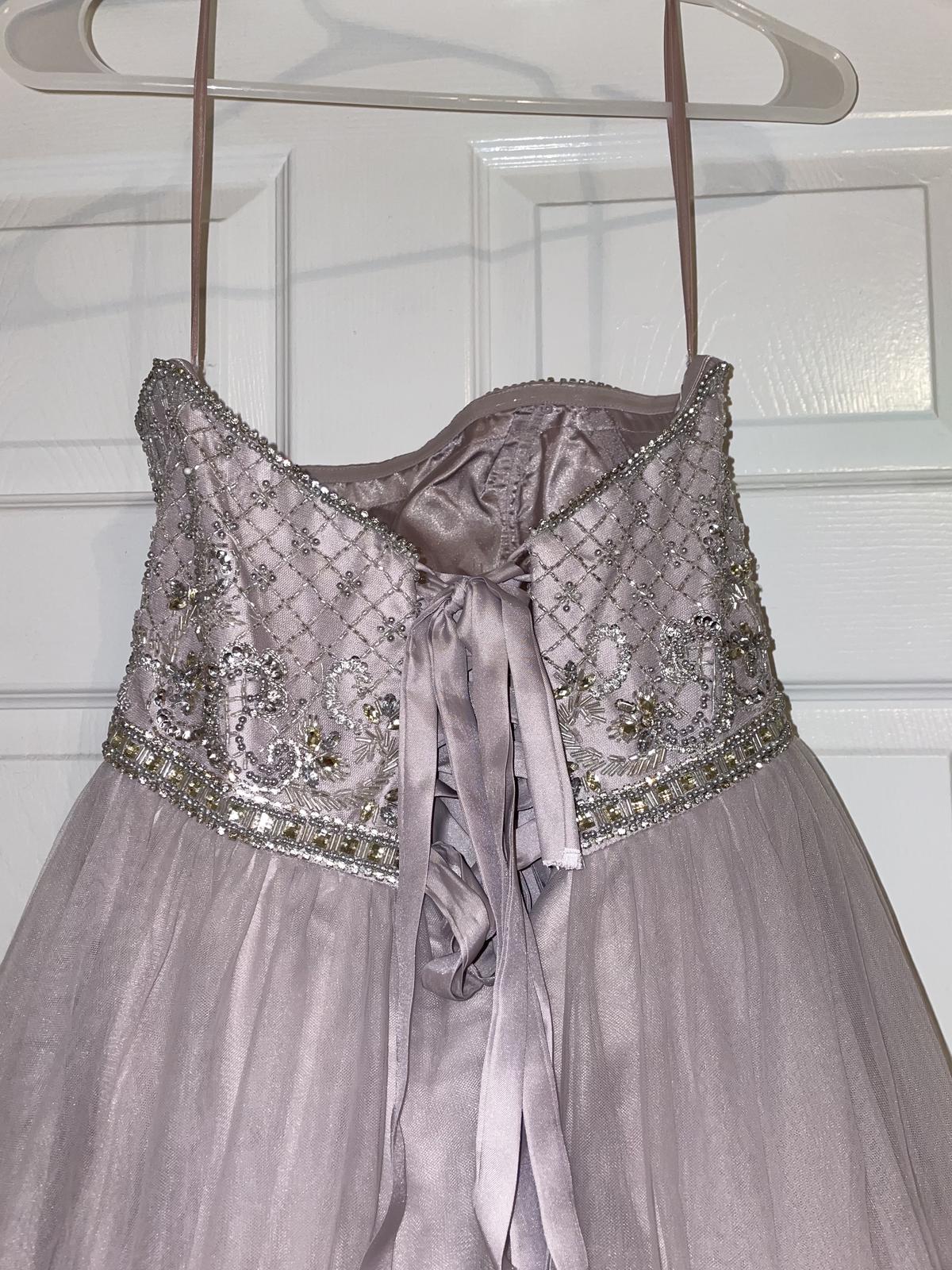 Size 4 Purple Ball Gown on Queenly