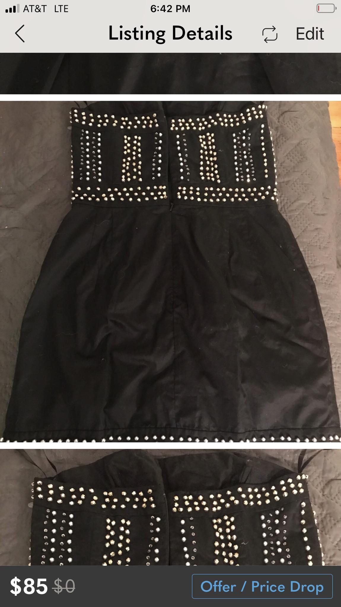 Size 8 Black Cocktail Dress on Queenly
