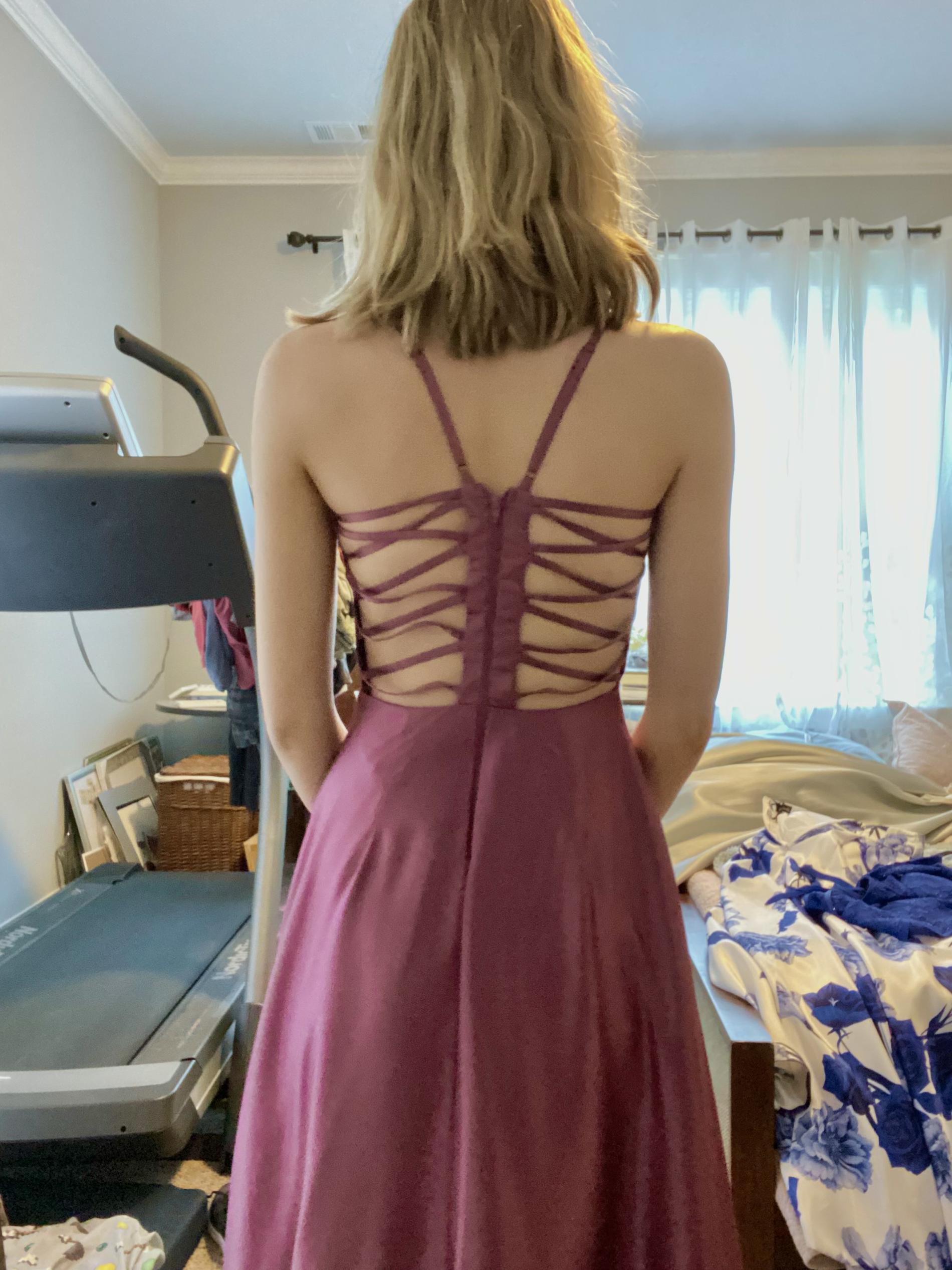 Size 0 Prom Light Purple Side Slit Dress on Queenly