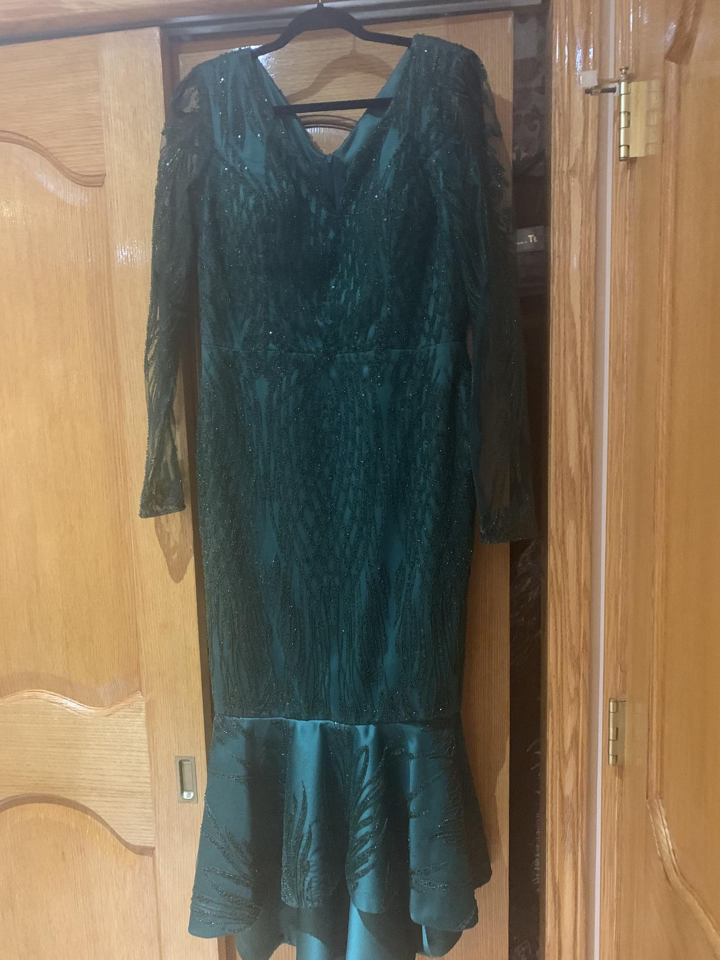 Green Size 12 Mermaid Dress on Queenly
