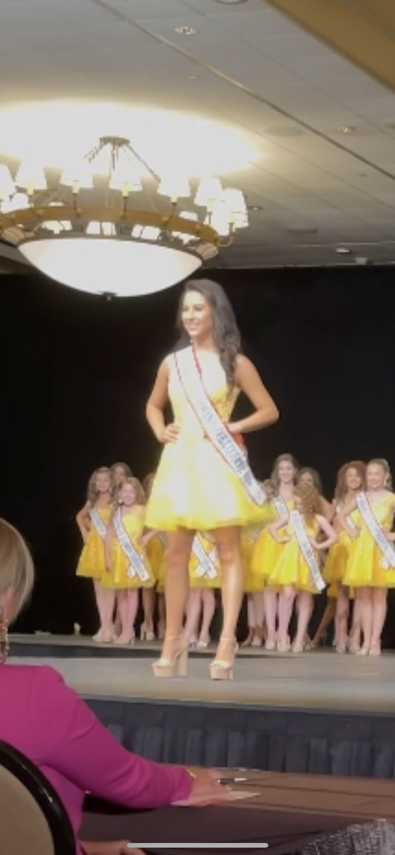 Bravado Size 2 Pageant Yellow A-line Dress on Queenly