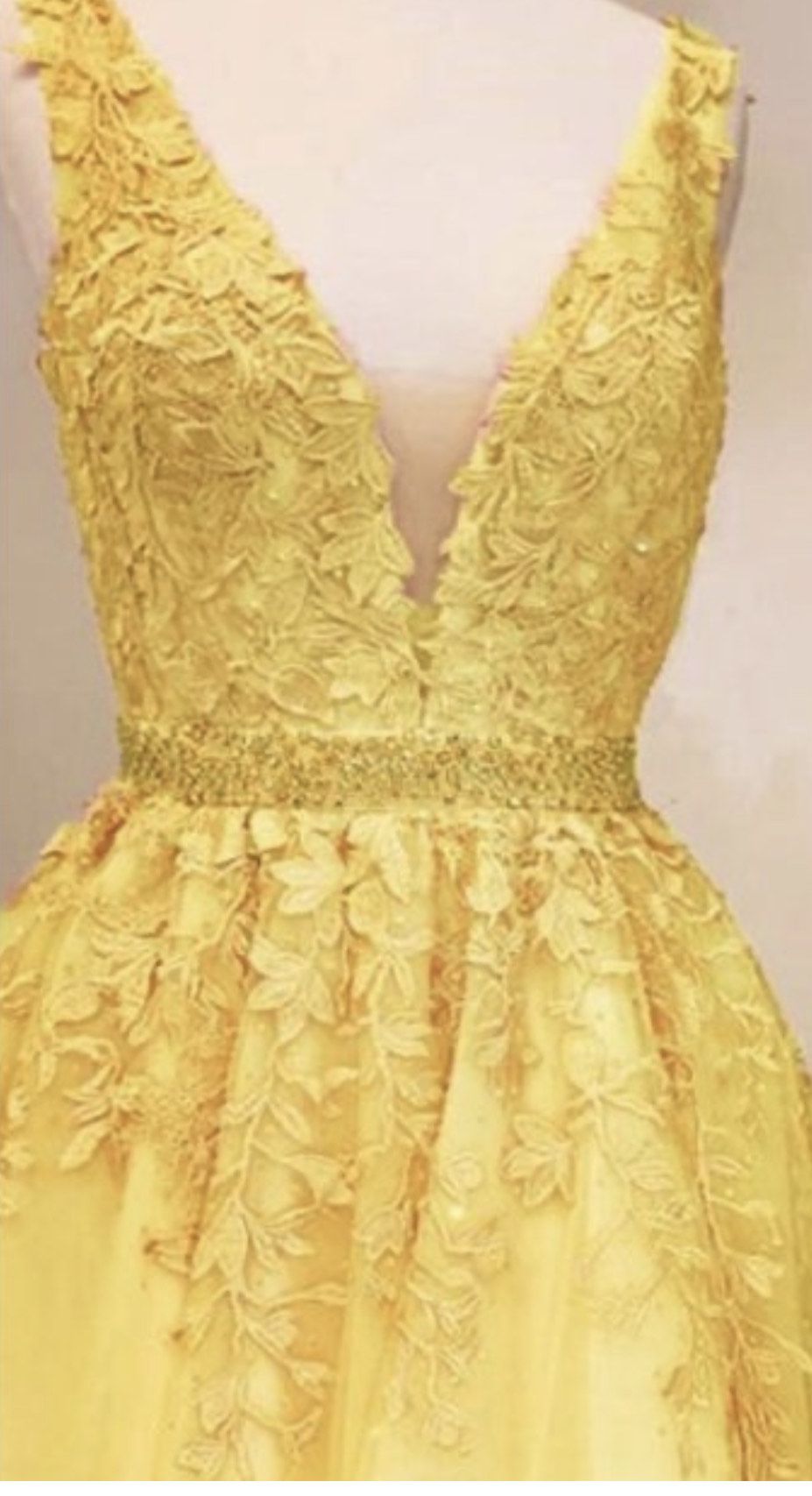 Bravado Size 2 Pageant Yellow A-line Dress on Queenly