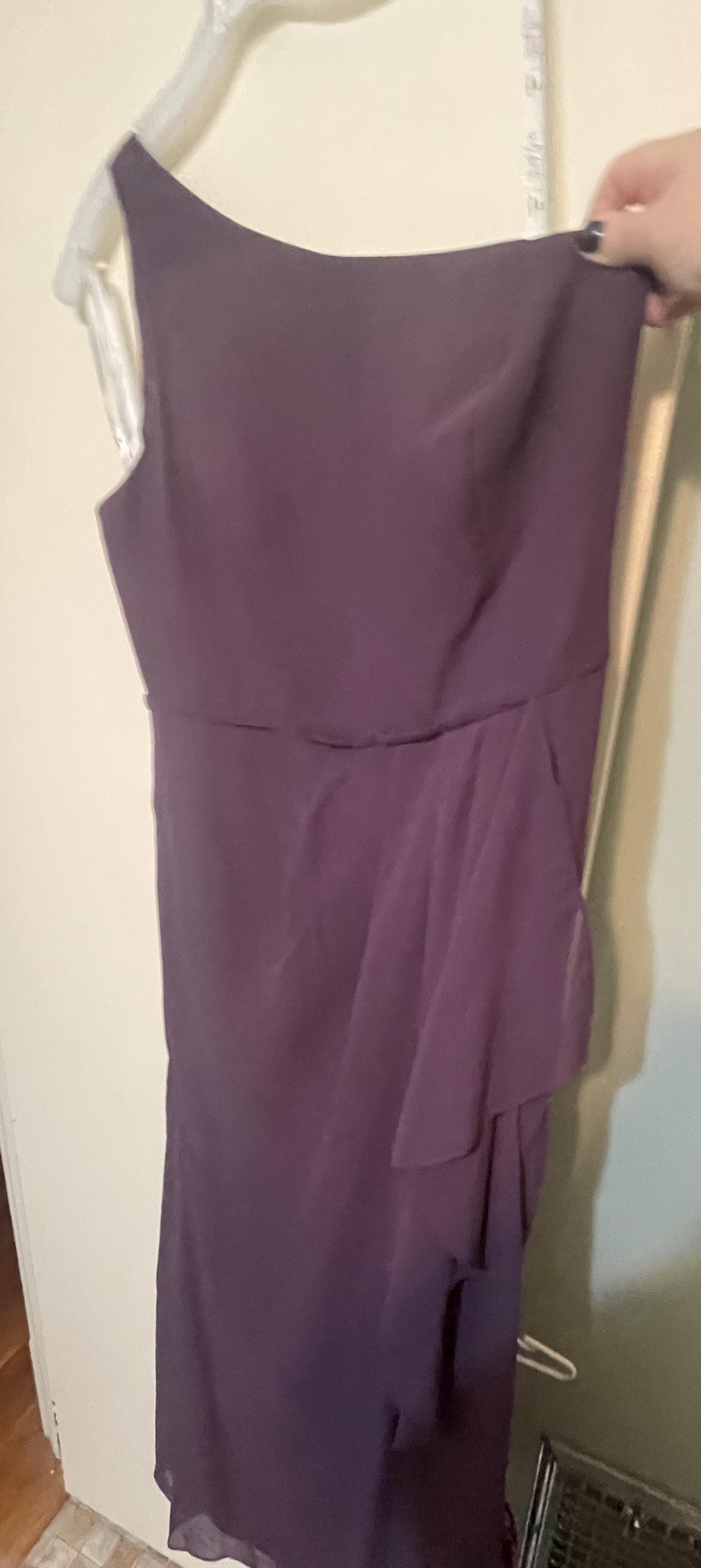 Plus Size 16 Purple Side Slit Dress on Queenly