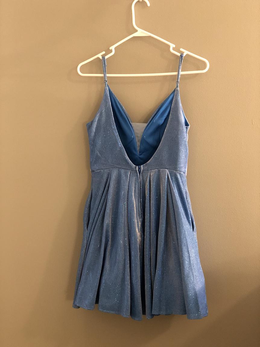 Size 10 Light Blue A-line Dress on Queenly