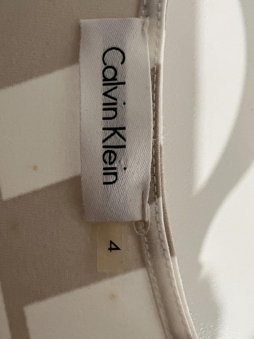 Calvin Klein Size 4 Nude Floor Length Maxi on Queenly
